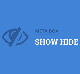 Metabox - Show Hide