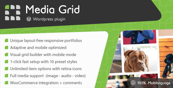 Media Grid – Wordpress Responsive Portfolio