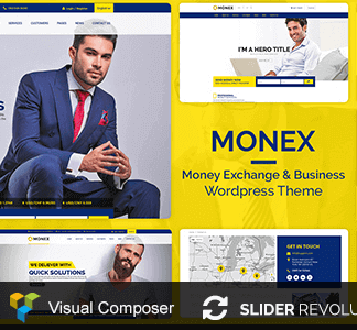 Monex – Money Exchange & Finance Business Wordpress Theme