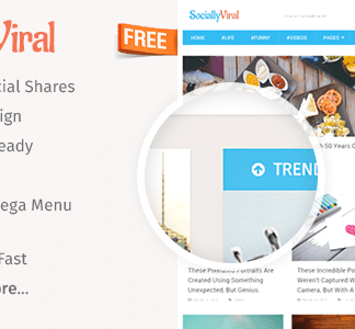 Sociallyviral – Viral Wordpress Blog Theme