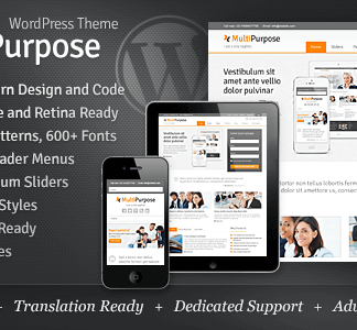 Multipurpose – Responsive Wordpress Theme