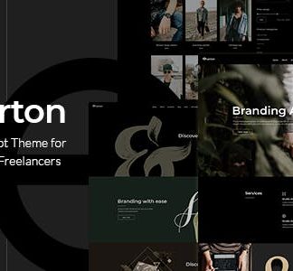 Overton - A Creative Multi-Concept Theme for Agencies and Freelancers
