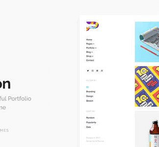 Paragon – Colorful Portfolio For Freelancers & Agencies