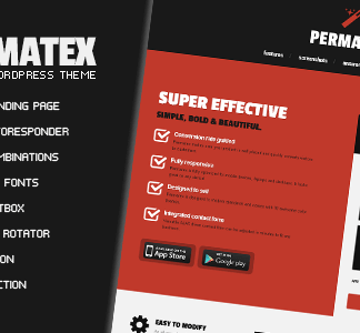 Permatex – Leads Generating Wordpress Landing Page