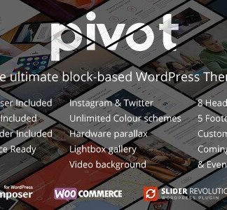 Pivot – Responsive Multipurpose Wordpress Theme