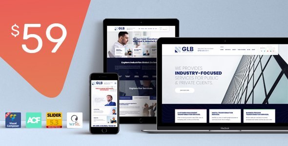 Glb - Responsive Multi-Purpose Wordpress Theme