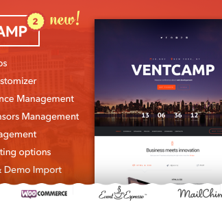 Ventcamp - Event And Conference Theme