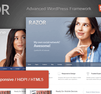 Razor – Cutting Edge Wordpress Theme