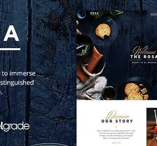 Rosa – An Exquisite Restaurant Wordpress Theme