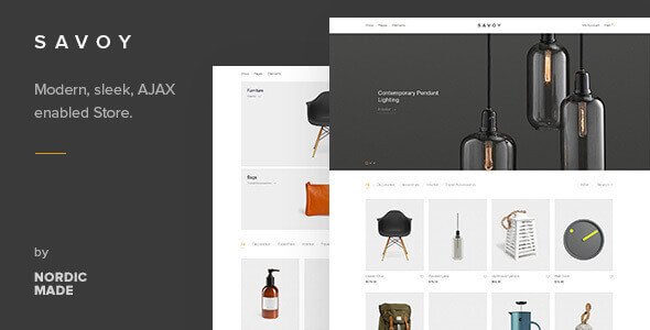 Savoy – Minimalist Ajax Woocommerce Theme