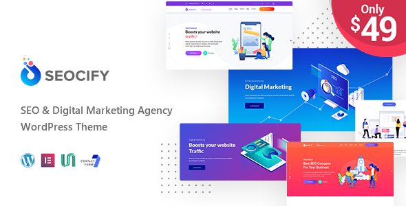 Seocify - SEO And Digital Marketing Agency WordPress Theme