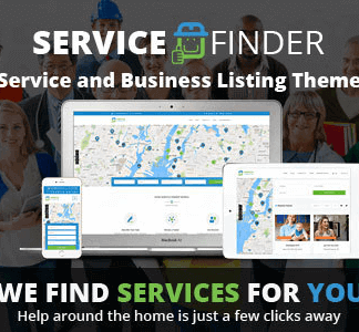 Service Finder – Service And Business Listing Wordpress Theme