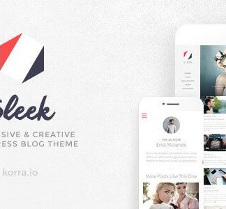 Sleek – Responsive & Creative Wordpress Blog Theme