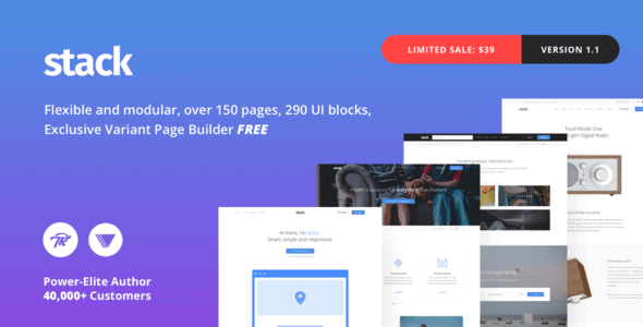 Stack – Multi-Purpose Wordpress Theme With Variant Page Builder & Visual Composer