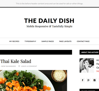 Studiopress Daily Dish Pro