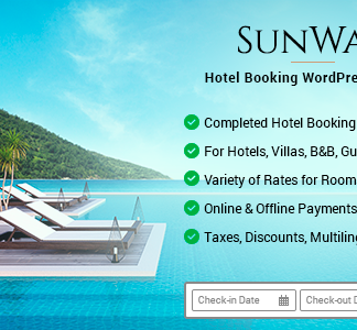 Sunway - Hotel Booking WordPress Theme