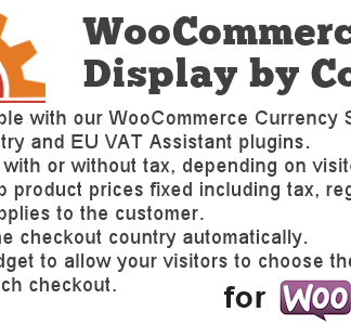 Tax Display By Country For Woocommerce