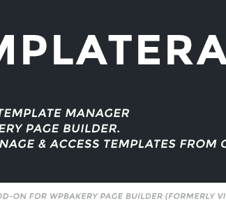 Templatera – Template Manager For Visual Composer