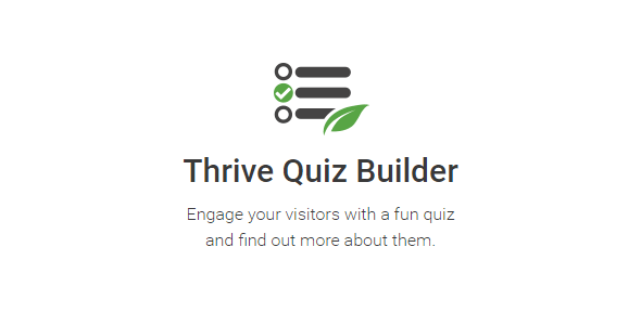 Thrive Themes Quiz Builder