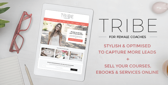 Tribe Coach - Feminine Coaching Business WordPress Theme