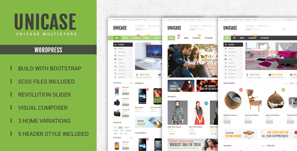 Unicase – Electronics Store Woocommerce Theme