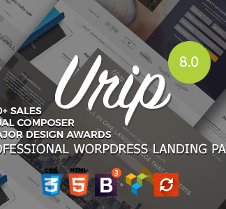 Urip – Professional Wordpress Landing Page