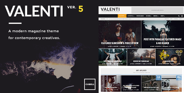 Valenti – Wordpress Hd Review Magazine News Theme