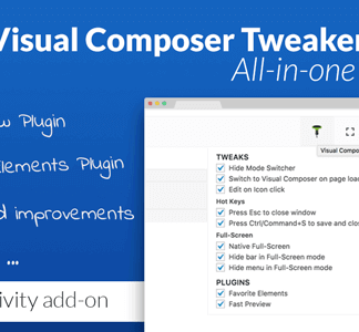 Vc Tweaker – Visual Composer Productivity Add-On