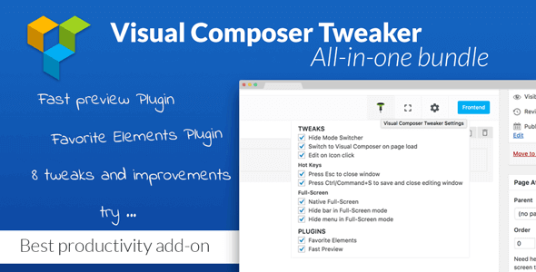 Vc Tweaker – Visual Composer Productivity Add-On