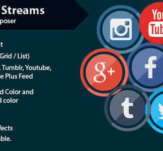 Visual Composer Social Streams With Carousel