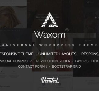 Waxom – Clean & Universal Wordpress Theme