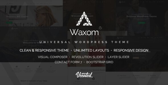 Waxom – Clean & Universal Wordpress Theme
