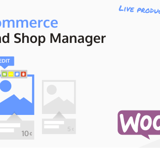 Woocommerce Frontend Shop Manager