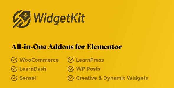 WidgetKit Pro for Elementor