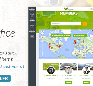 Woffice – Intranet/Extranet Wordpress Theme