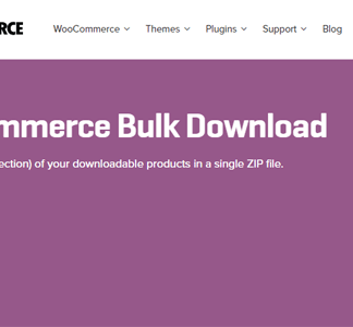 Woocommerce Bulk Download