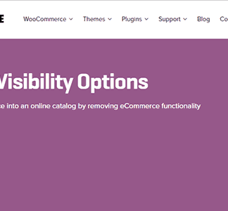 Woocommerce Catalog Visibility Options