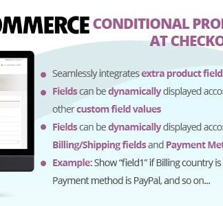 WooCommerce Conditional Product Fields at Checkout