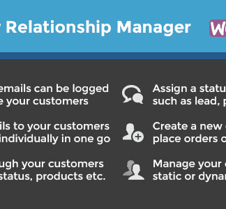 Woocommerce Customer Relationship Manager