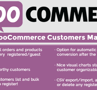 Woocommerce Customers Manager