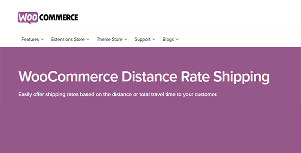 Woocommerce Distance Rate Shipping