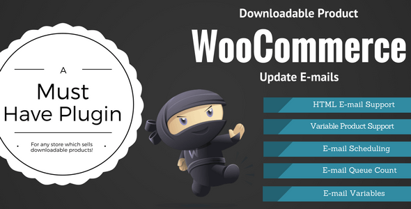 WooCommerce Downloadable Product Update E-mails (Pro)