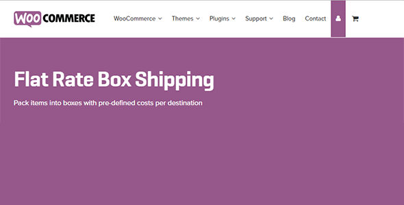 Woocommerce Shipping Flat Rate Boxes