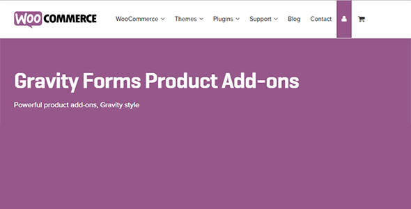 Woocommerce Gravity Forms Add-Ons