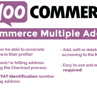 Woocommerce Multiple Customer Addresses