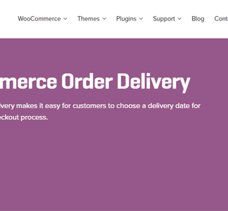 Woocommerce Order Delivery