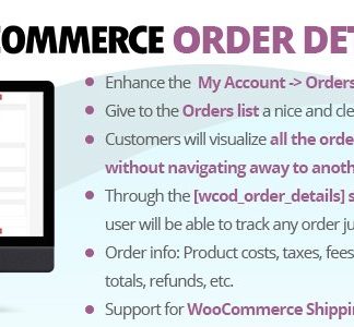 WooCommerce Order Details