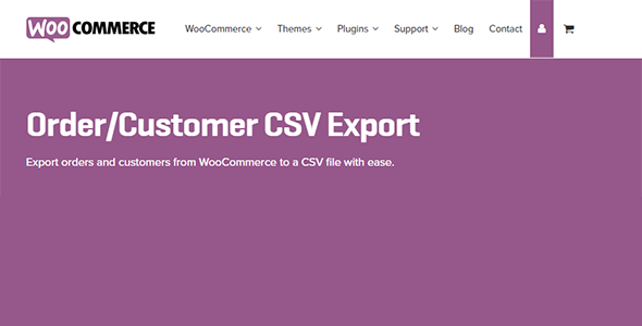 Woocommerce Order Customer Csv Export