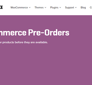 Woocommerce Pre-Orders