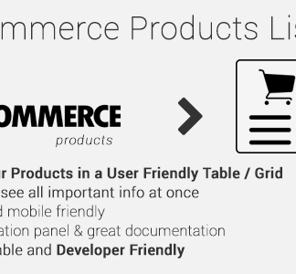 Woocommerce Products List Pro